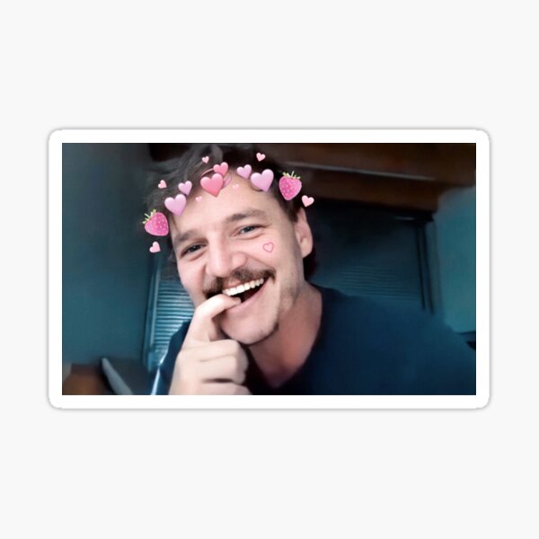 Item preview, Pedro Pascal Sticker  designed and sold by nellapoppins122.