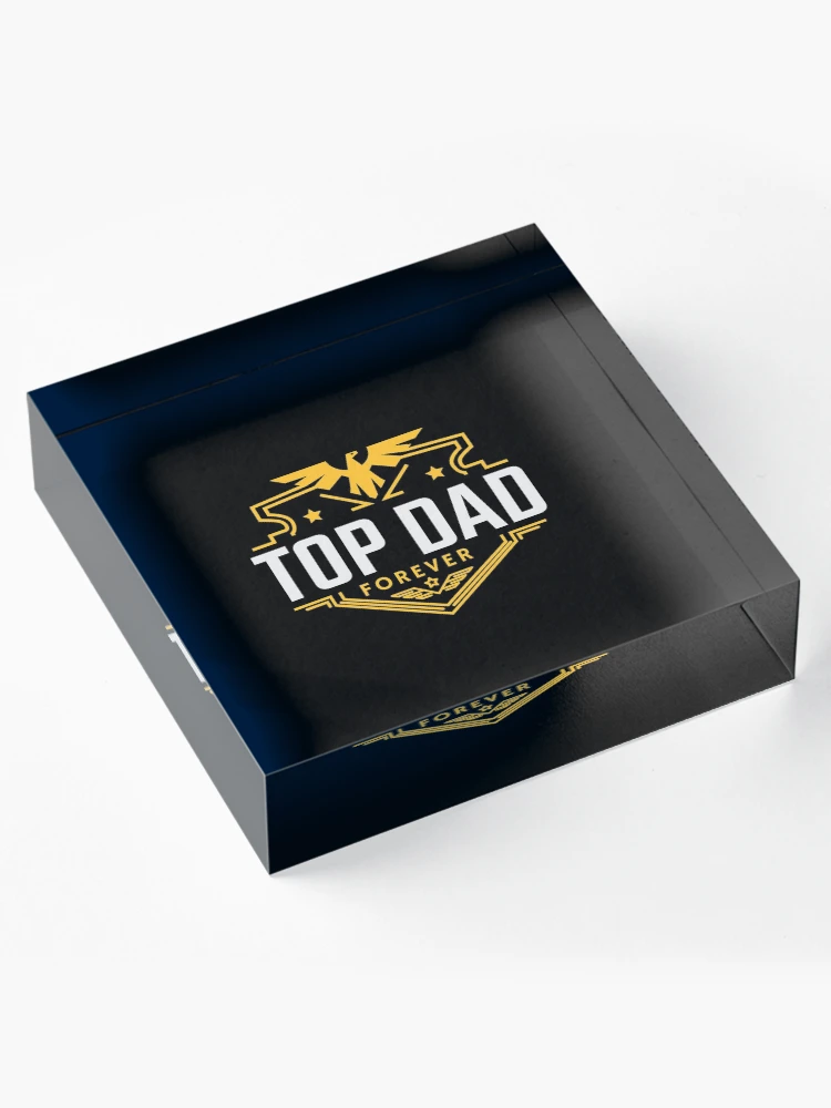 Thumbnail 4 of 5, Acrylic Block, top dad designed and sold by Raeolus.