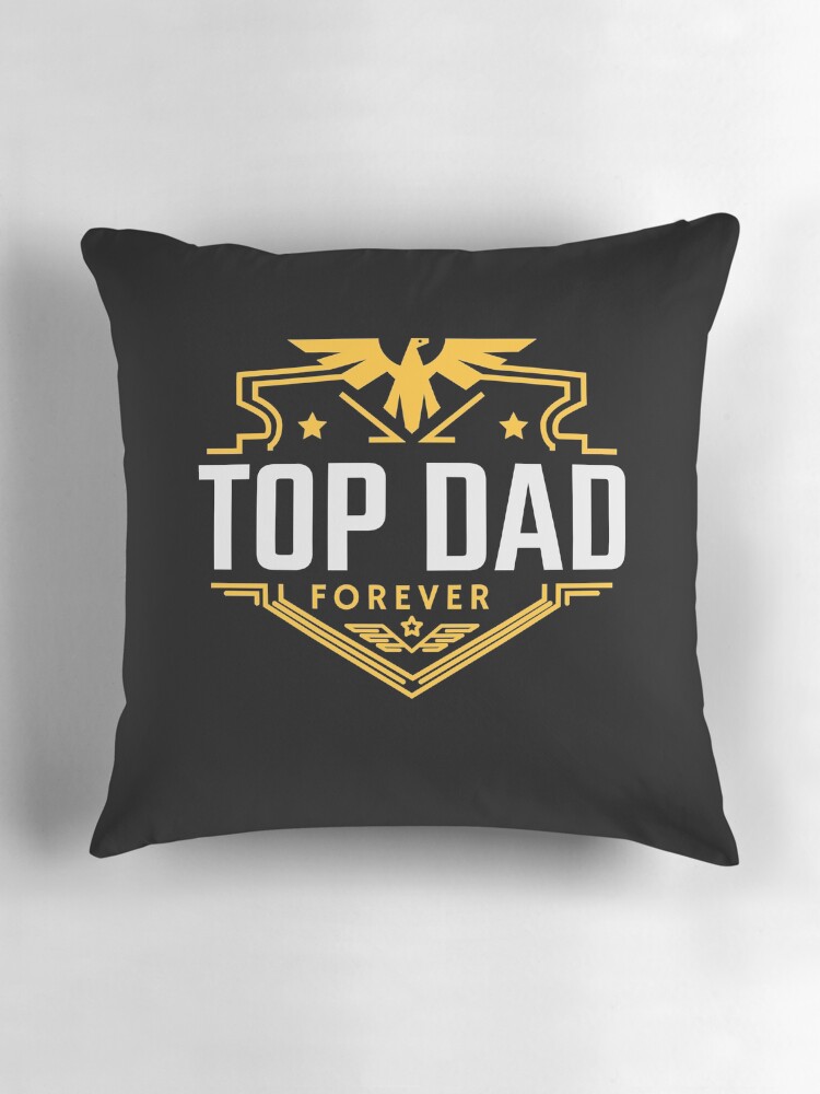 Thumbnail 3 of 4, Pillow, top dad designed and sold by Raeolus.