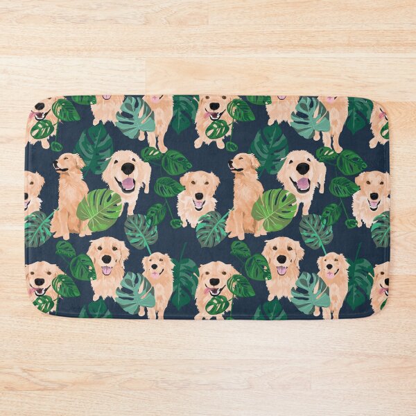 Item preview, Golden Retrievers Tropical designed and sold by ArtofACoonhound.
