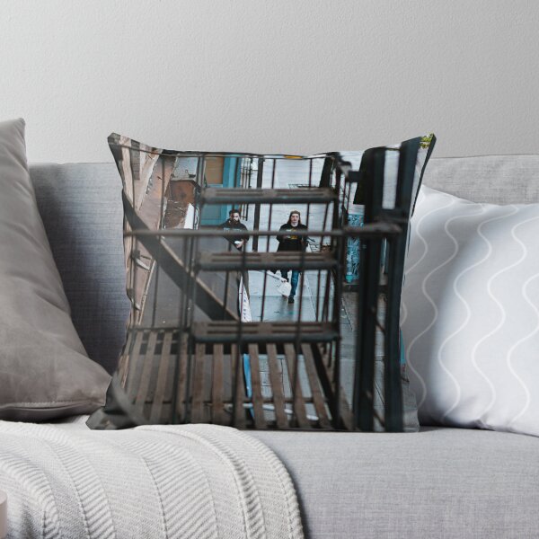 1st Ave At The Beginning of Covid-19 Throw Pillow