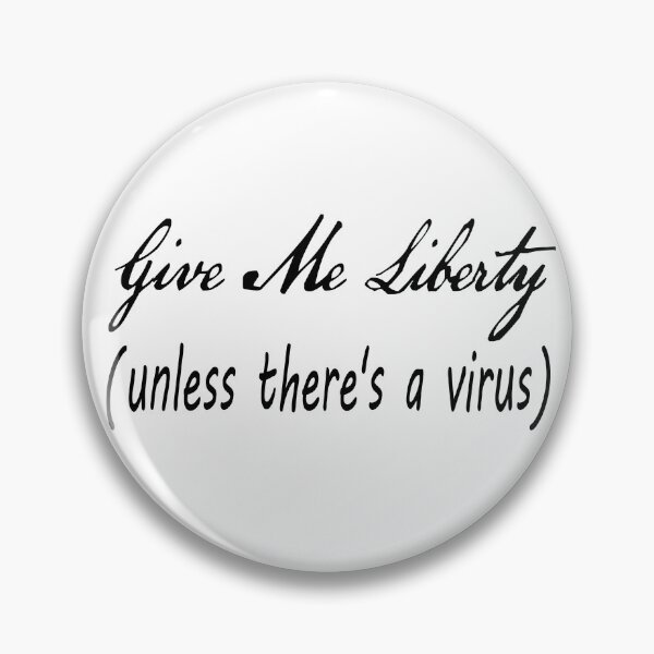 Item preview, Give Me Liberty! (unless there's a virus) designed and sold by BatMasterson.
