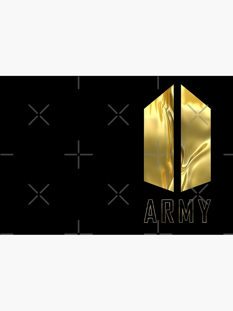 BTS Army Wings logo (liquid gold), K-pop merch