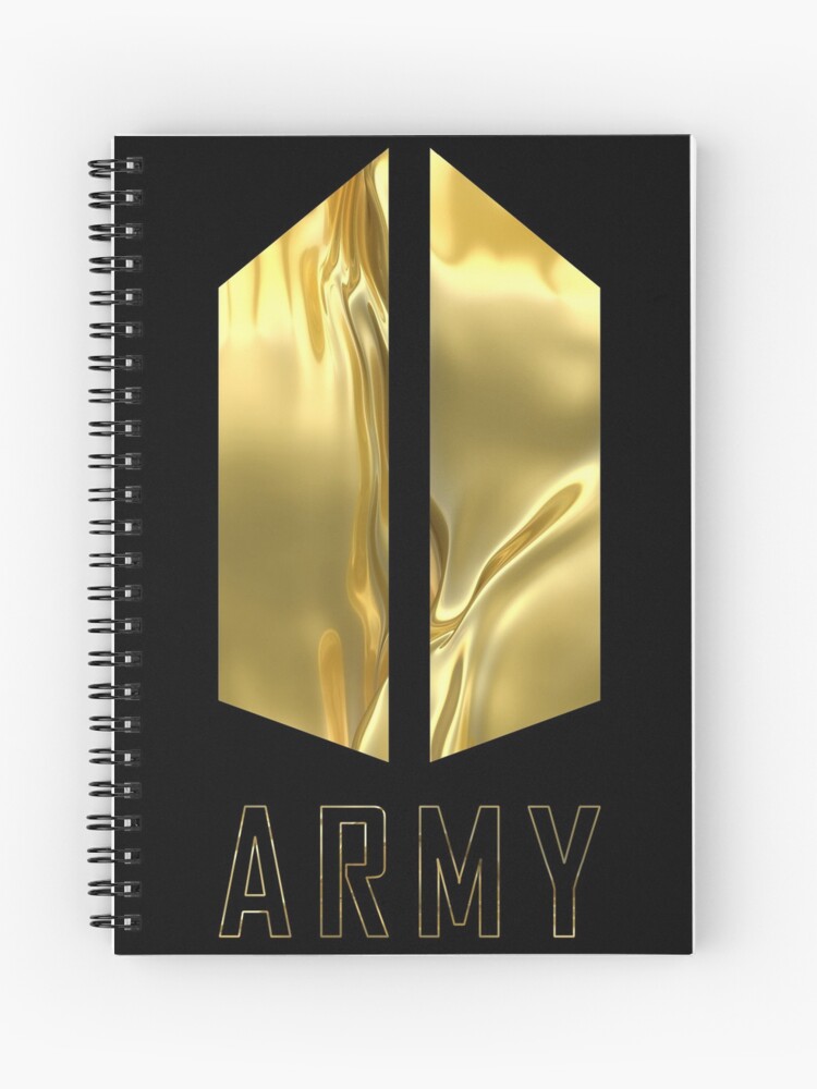 BTS Army Wings logo (liquid gold), K-pop merch