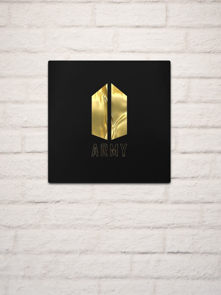 BTS Army Wings logo (liquid gold), K-pop merch