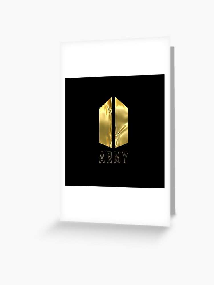 BTS Army Wings logo (liquid gold), K-pop merch