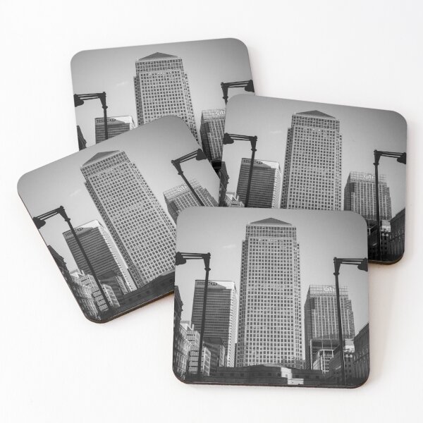 Item preview, London Canary Wharf Black and White Print designed and sold by Alexandru Panac.