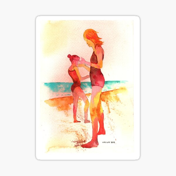 Where Do We Go (Beach) Sticker