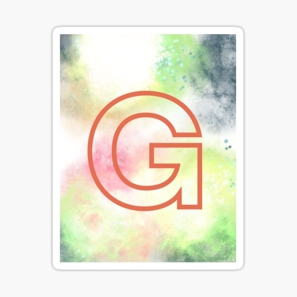 Initial G Sticker