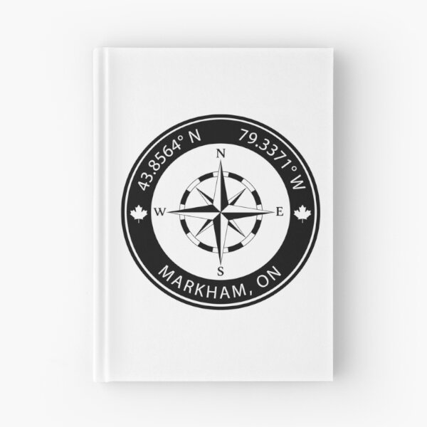 Item preview, Markham, Ontario Geographical Coordinates designed and sold by TeeOhGraphics.