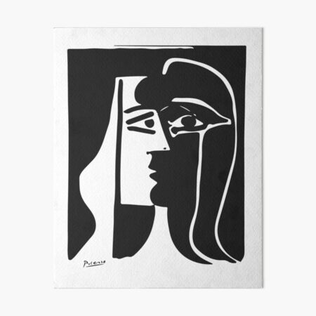 Pablo Picasso Kiss 1979 Artwork Reproduction For T Shirt, Framed Prints Art Board Print
