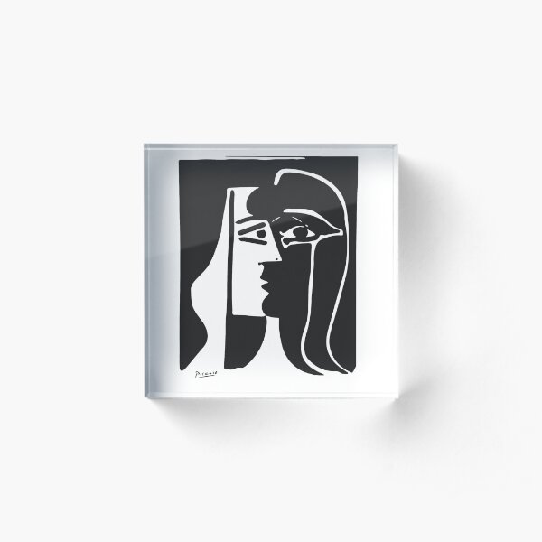 Pablo Picasso Kiss 1979 Artwork Reproduction For T Shirt, Framed Prints Acrylic Block