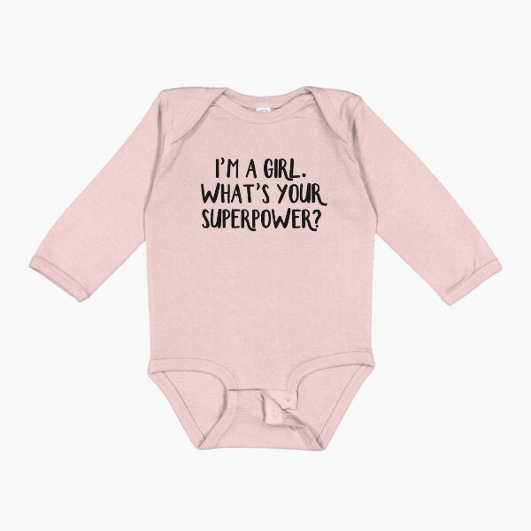 Item preview, I'm a girl. What's your superpower? designed and sold by allthetees.