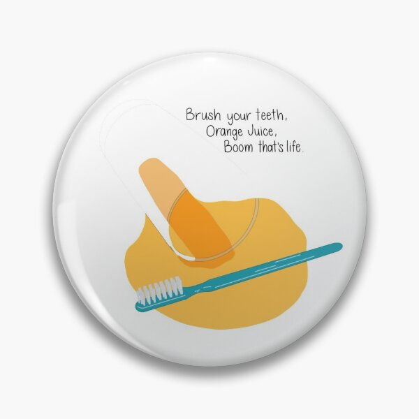 Item preview, John Mulaney | Brush your teeth, Orange juice, Boom that’s life. designed and sold by emmacombs.