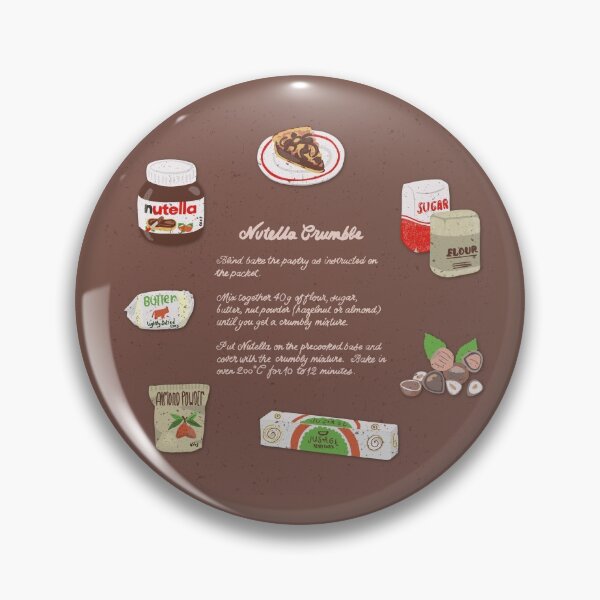 Item preview, HAZELNUT SPREAD CRUMBLE RECIPE designed and sold by axelle1410.