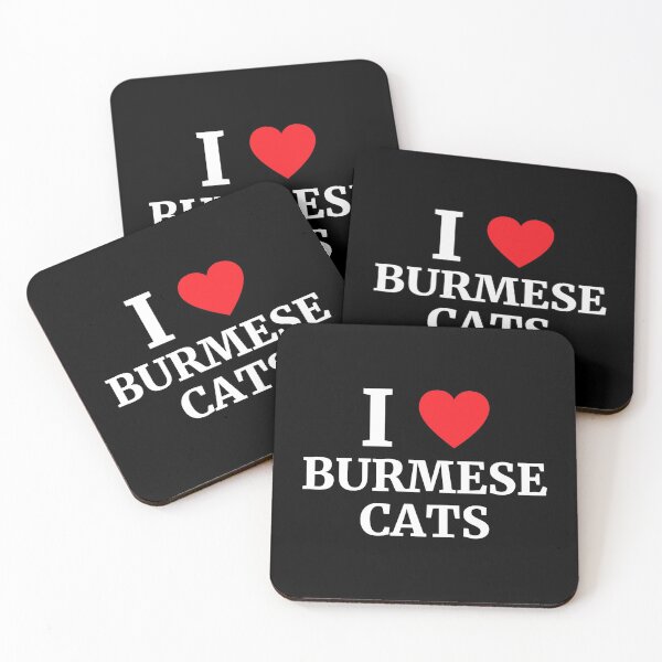 Item preview, I Love Burmese Cats Heart  designed and sold by Vanover Designs.