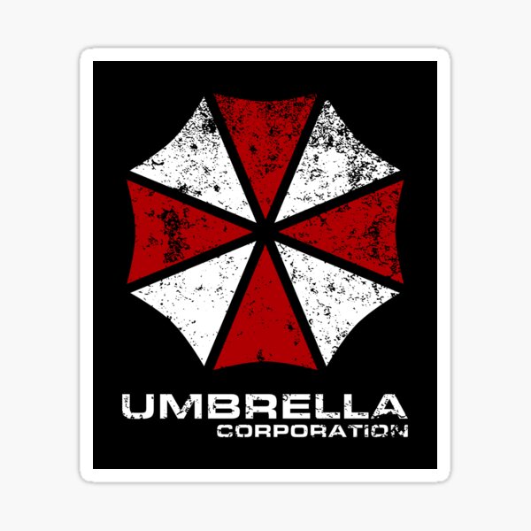 Regenschirm Unternehmen Sticker
