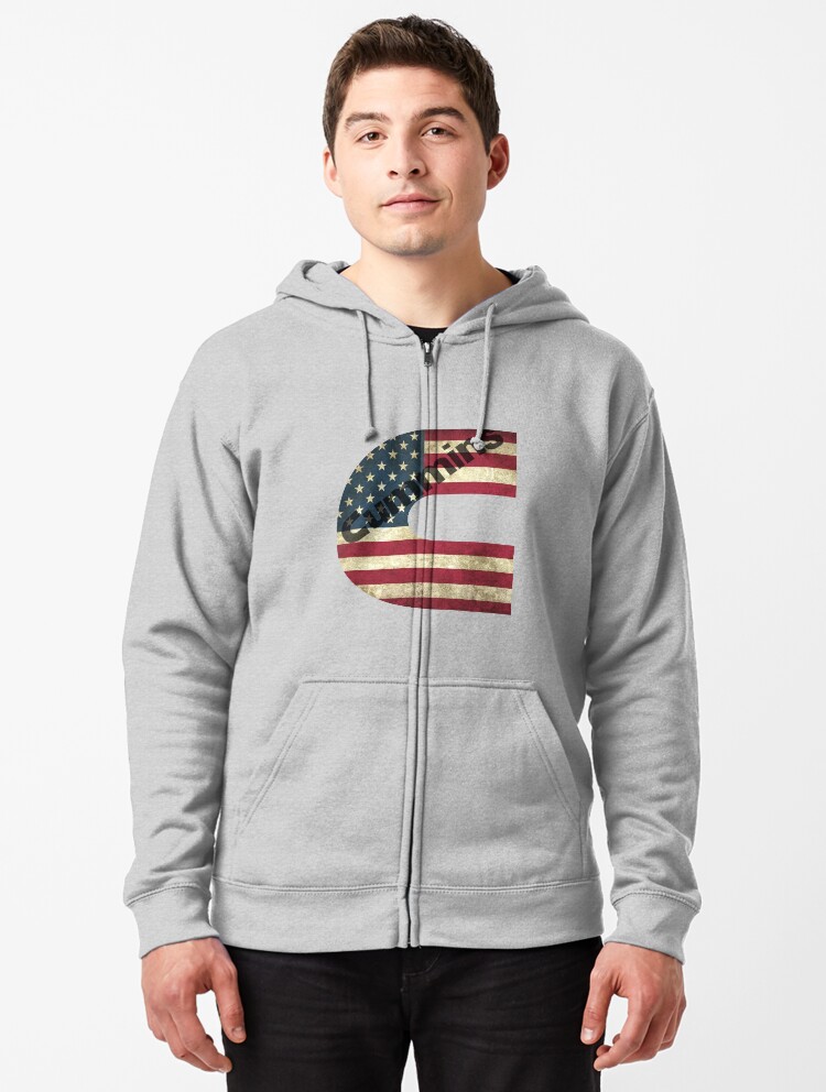 cummins american flag hoodie