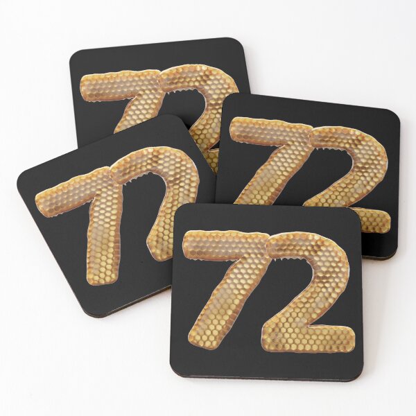 Item preview, 72 Number 3d Honey Numbers Font designed and sold by HelloFromAja.