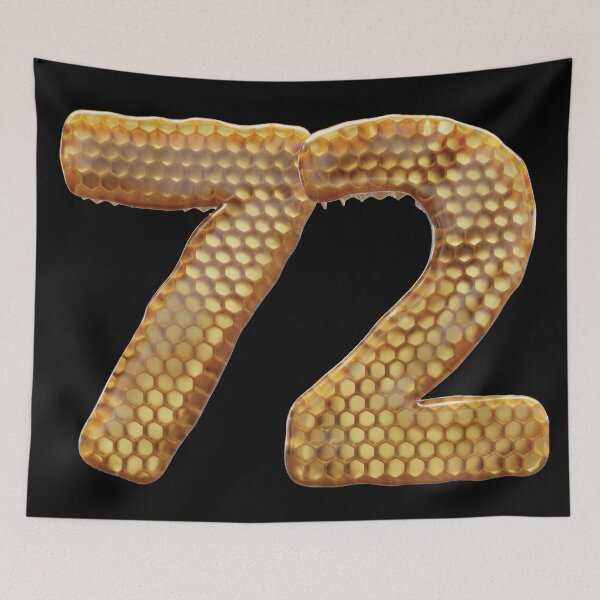 Item preview, 72 Number 3d Honey Numbers Font designed and sold by HelloFromAja.
