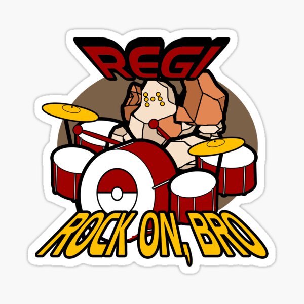 Pokemon Puns Stickers Redbubble - roblox pokemon advanced regirock