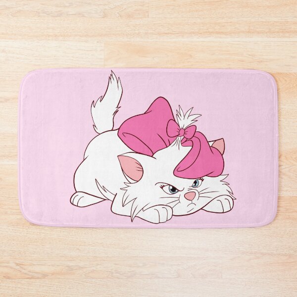 Item preview, cute baby white angry kitty with pink bows designed and sold by Narniax.