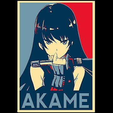 Esdeath manga Waifu : Akame ga Kill Postcard by Anna Blonwell