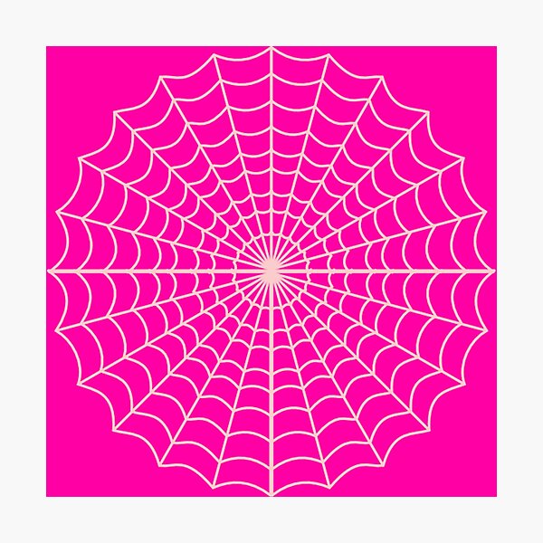 Item preview, Dusty Pink Fuschia web  Spider Web mask designed and sold by Thelittlelord.
