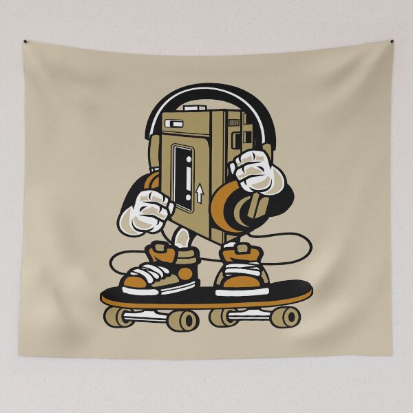 Item preview, Walkman cartoon designed and sold by cartoonbug.