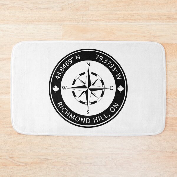 Item preview, Richmond Hill, Ontario Geographical Coordinates designed and sold by TeeOhGraphics.