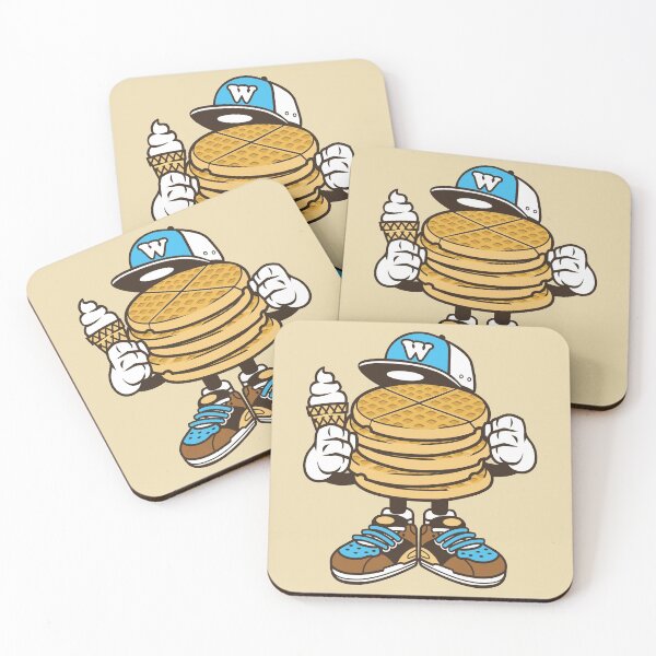 Item preview, Waffle cartoon designed and sold by cartoonbug.