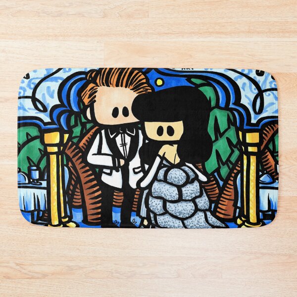 Item preview, Ginger Boy and Raven Girl 1950s Coconut Club designed and sold by gogenevieve.