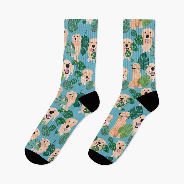 Item preview, Golden Retrievers Tropical designed and sold by ArtofACoonhound.