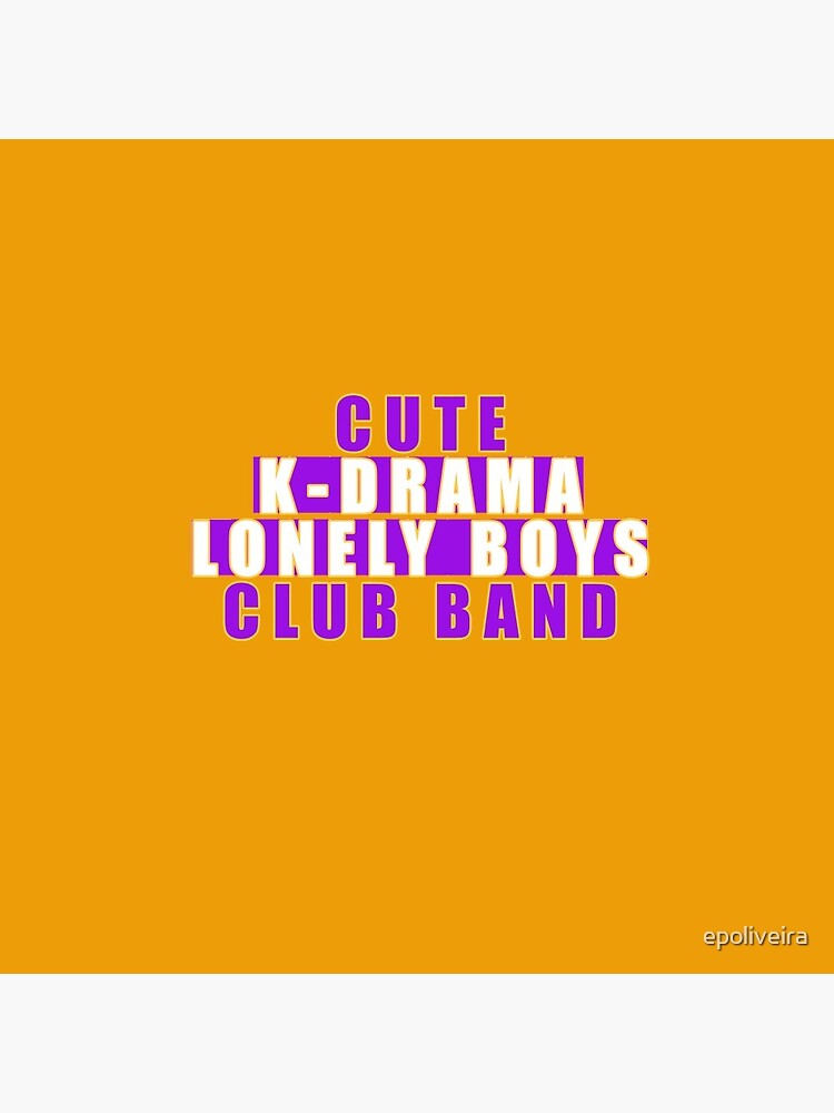Cute k-drama lonely boys club band by epoliveira
