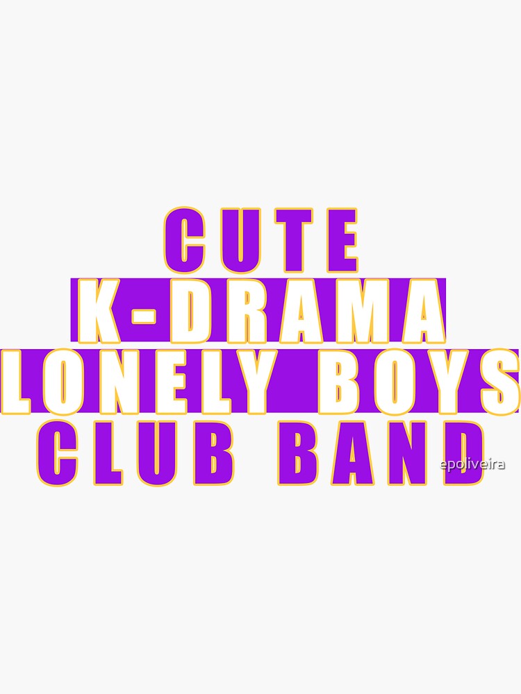 Cute k-drama lonely boys club band by epoliveira