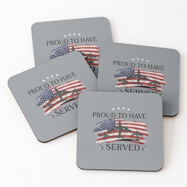Item preview, Proud To Have Served Veteran Flag color Flight Bomb Graphic Design - Happy July 4th - Best Father Gift Idea - Independence Day  designed and sold by family1ststore.