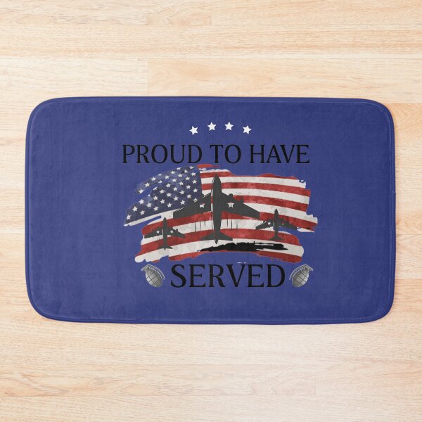 Item preview, Proud To Have Served Veteran Flag color Flight Bomb Graphic Design - Happy July 4th - Best Father Gift Idea - Independence Day  designed and sold by family1ststore.