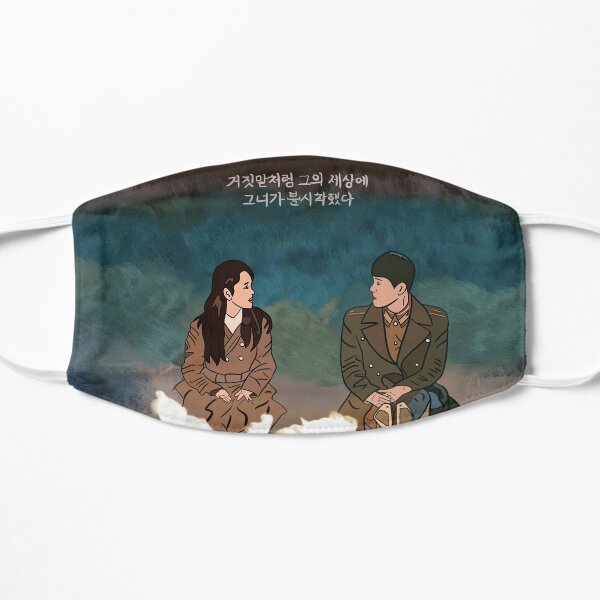 crash landing on you - Kdrama pop art poster Mask