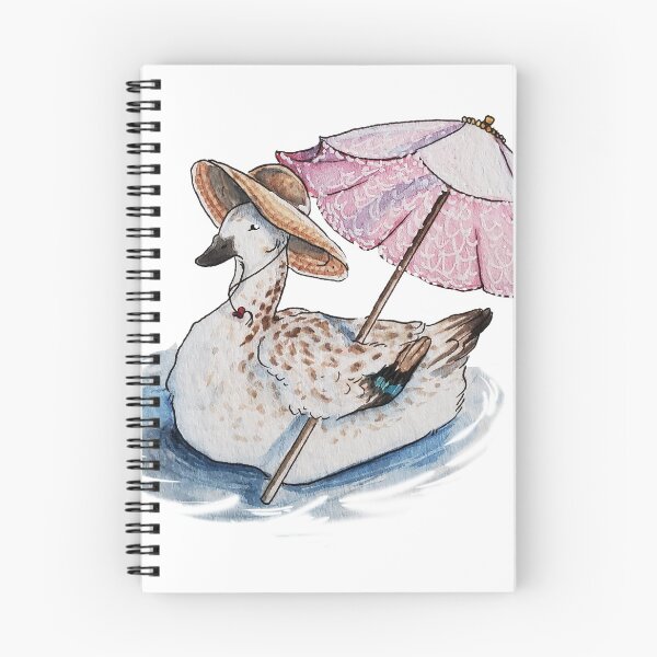 Item preview, Watercolor Duck with Parasol designed and sold by eleary.