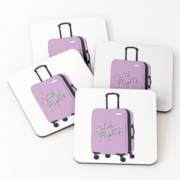 Item preview, Catch Flights Pink Suitcase designed and sold by Sarah Lopez.