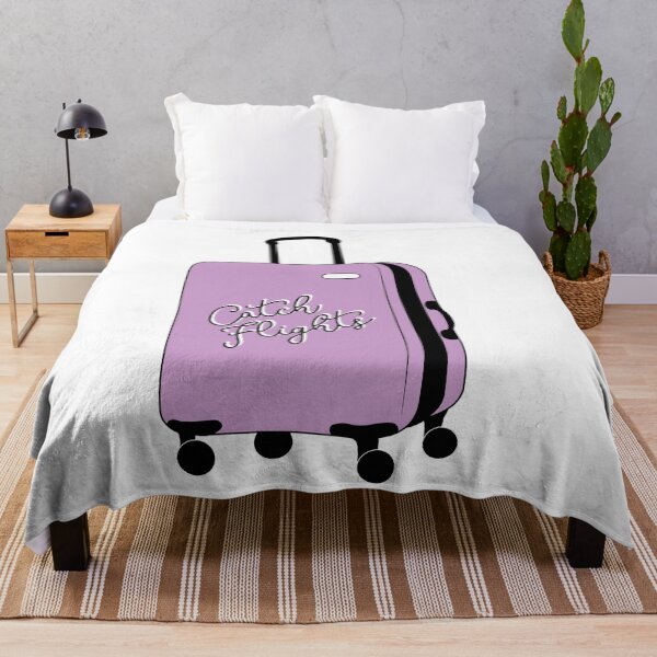 Item preview, Catch Flights Pink Suitcase designed and sold by Sarah Lopez.