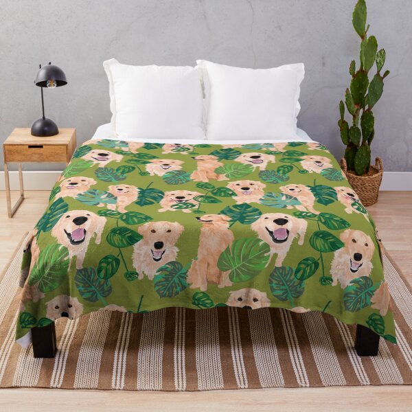 Item preview, Golden Retriever Tropical designed and sold by ArtofACoonhound.