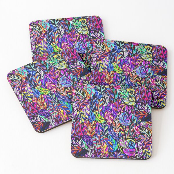 Item preview, Rainbow Leaves 1 designed and sold by OodleOfDoodles.