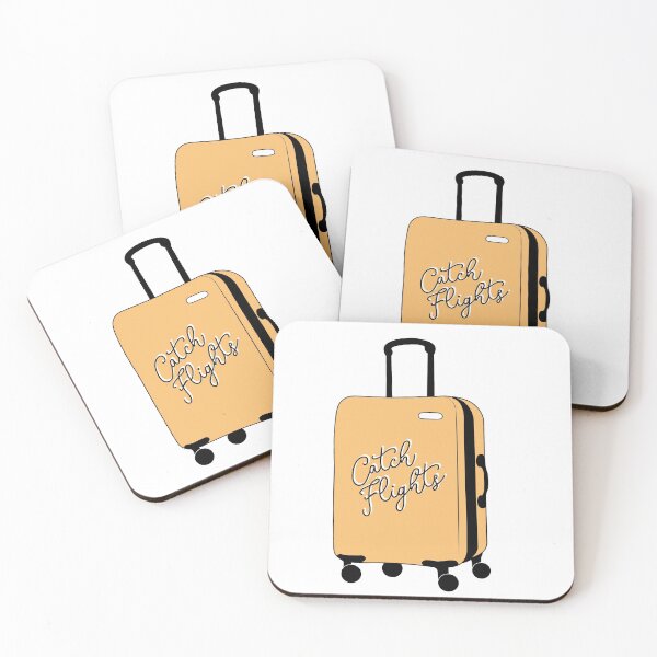 Item preview, Catch Flights Yellow Suitcase designed and sold by Sarah Lopez.