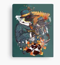 Mobster Puzzle Metal Print