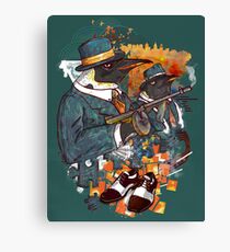 Mobster Puzzle Canvas Print