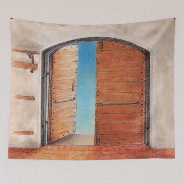 Item preview, Door to blue days designed and sold by Eva Hegelund Frank.