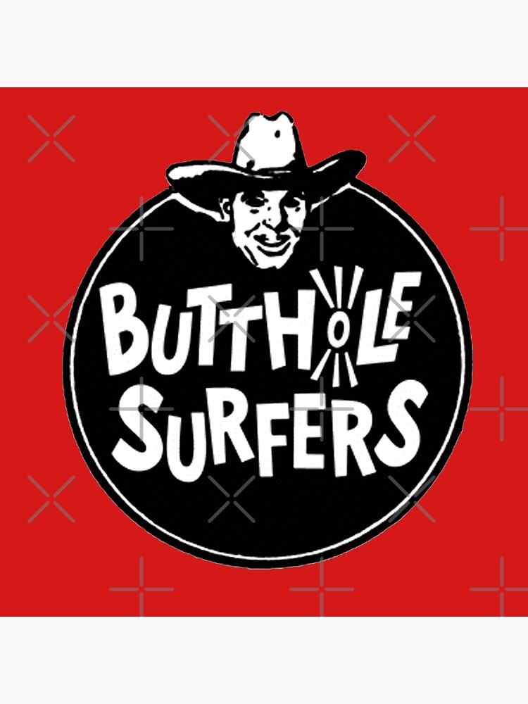 Butthole Surfers (red BG) | Poster