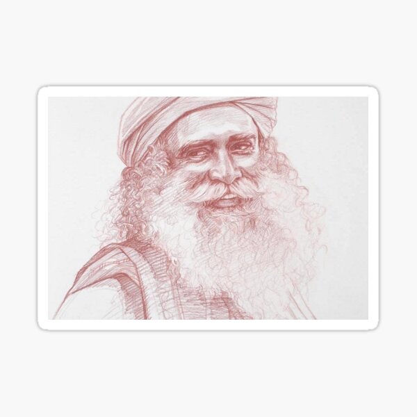 allgemein als Sadhguru bezeichnet. Dieses Stück ist in vielen Varianten erhältlich, darunter:
Gerahmte Kunst - Plakat
Tragbare Kunst - T-Shirt
Verwendbare Kunst - Becher Sticker