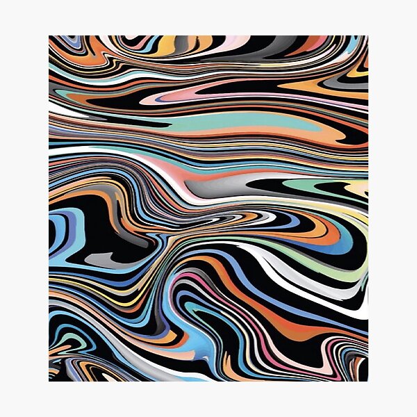 Abstract Colors Photographic Print